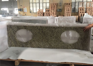 ประเทศจีน Superior Double Sink Prefab ห้องน้ำ Vanity Tops หินแกรนิตโกลด์ Venetian ผู้ผลิต
