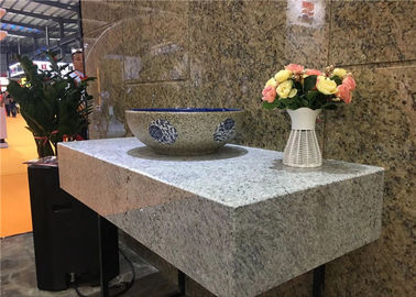 ประเทศจีน แคชเมียร์หินแกรนิตสีขาว Premade Granite Countertops ห้องน้ำสำหรับ Five Start Hotel ผู้ผลิต